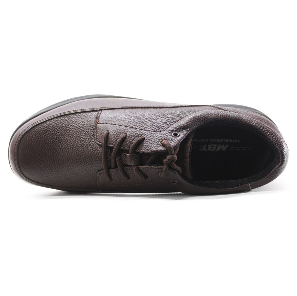 MBT Nevada Leather Men's Casual Trainers#color_brown