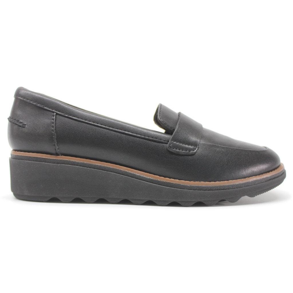 Clarks Originals Sharon Gracie Leather Women's Shoes#color_black