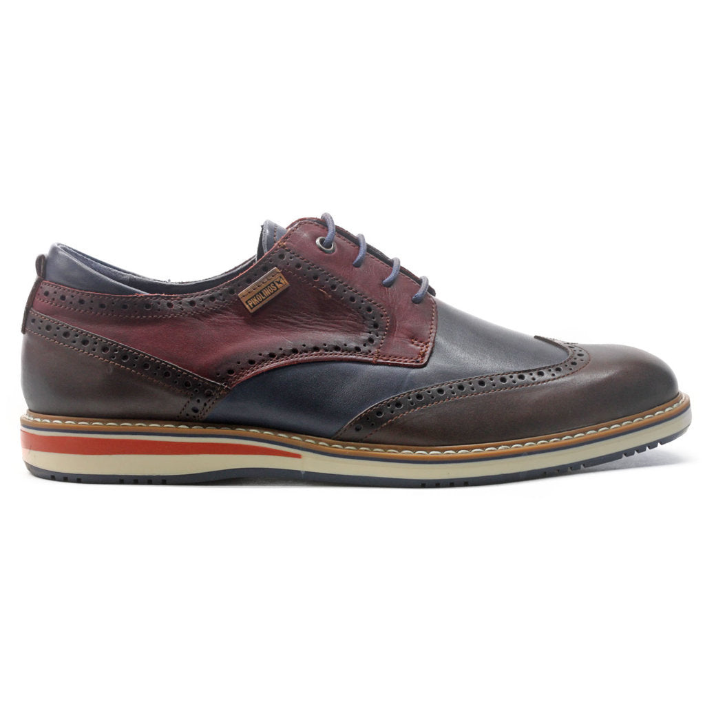 Pikolinos Avila M1T-4191 Leather Mens Shoes#color_olmo