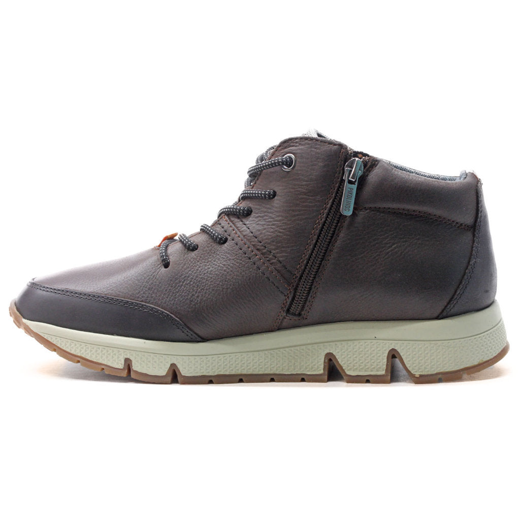 Pikolinos Ferrol Leather Mens Trainers#color_olmo