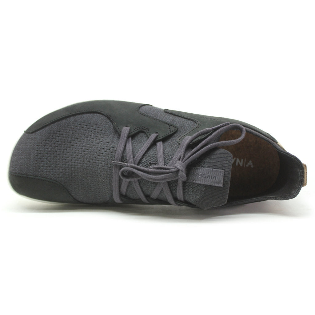 Vivobarefoot Primus Asana Leather Textile Mens Trainers#color_black