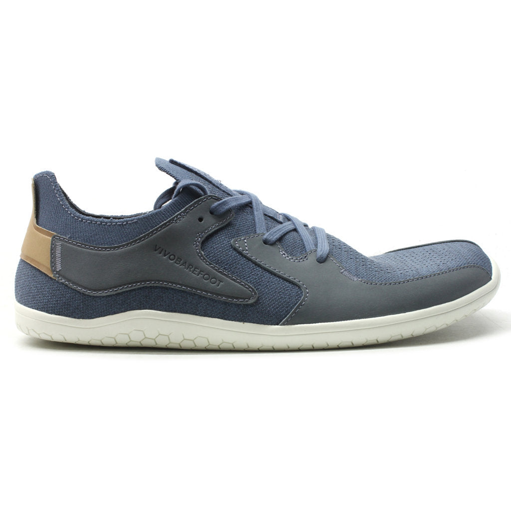 Vivobarefoot Primus Asana Leather Textile Womens Trainers#color_navy