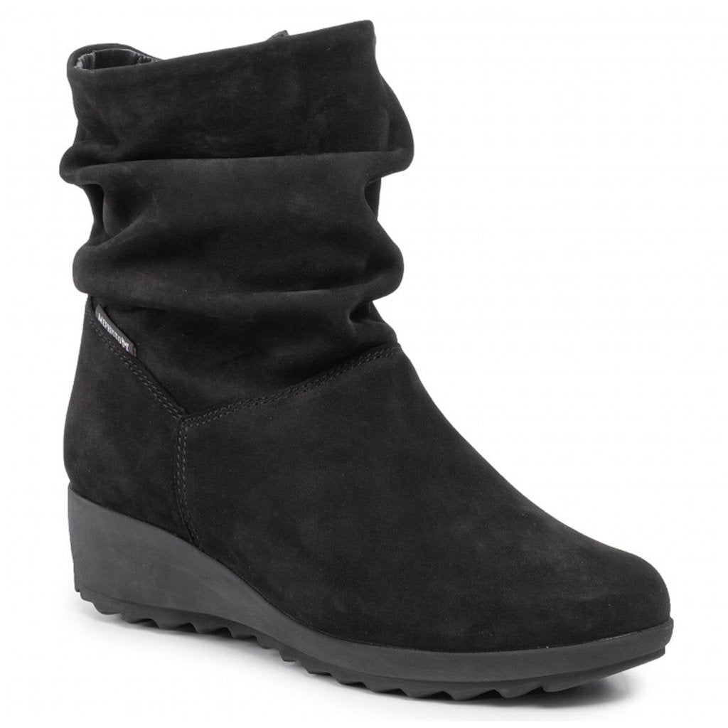 Mephisto Agatha Nubuck Womens Boots#color_black