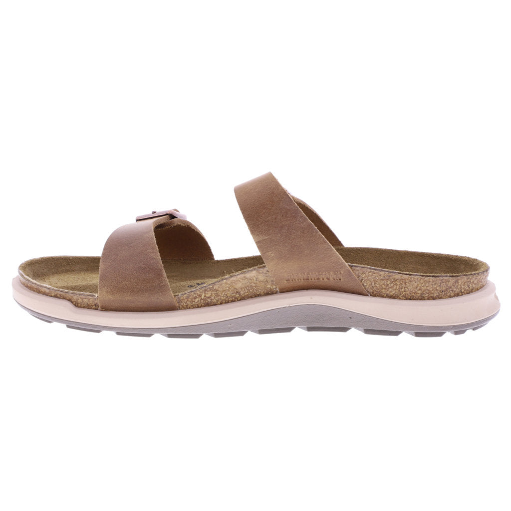 Birkenstock Sierra CT Waxy Leather Unisex Sandals#color_ginger brown