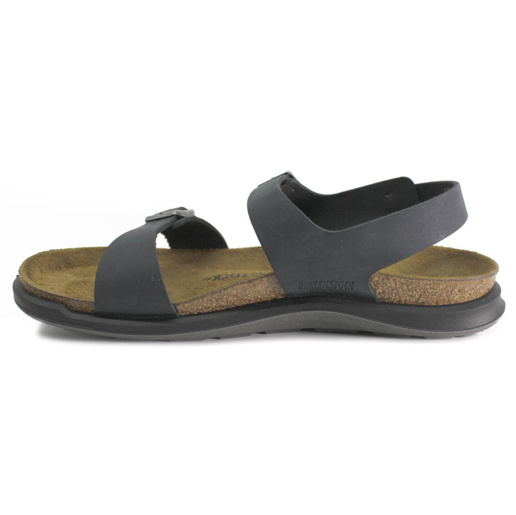 Birkenstock Sonora CT Waxy Leather Unisex Sandals#color_black