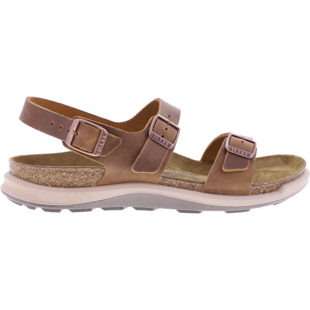 Birkenstock Sonora CT Waxy Leather Unisex Sandals#color_ginger brown