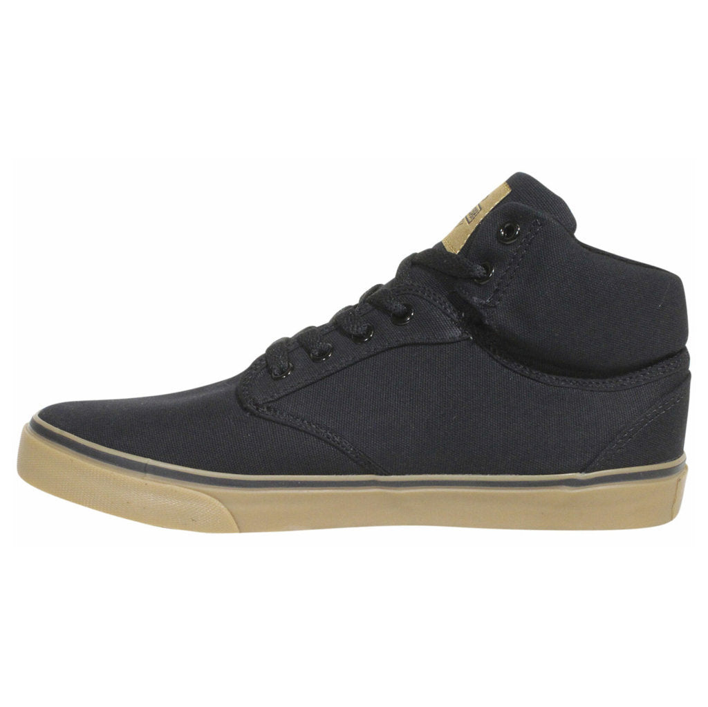 Harley Davidson Wrenford Men's Low-Top Canvas Trainers#color_black