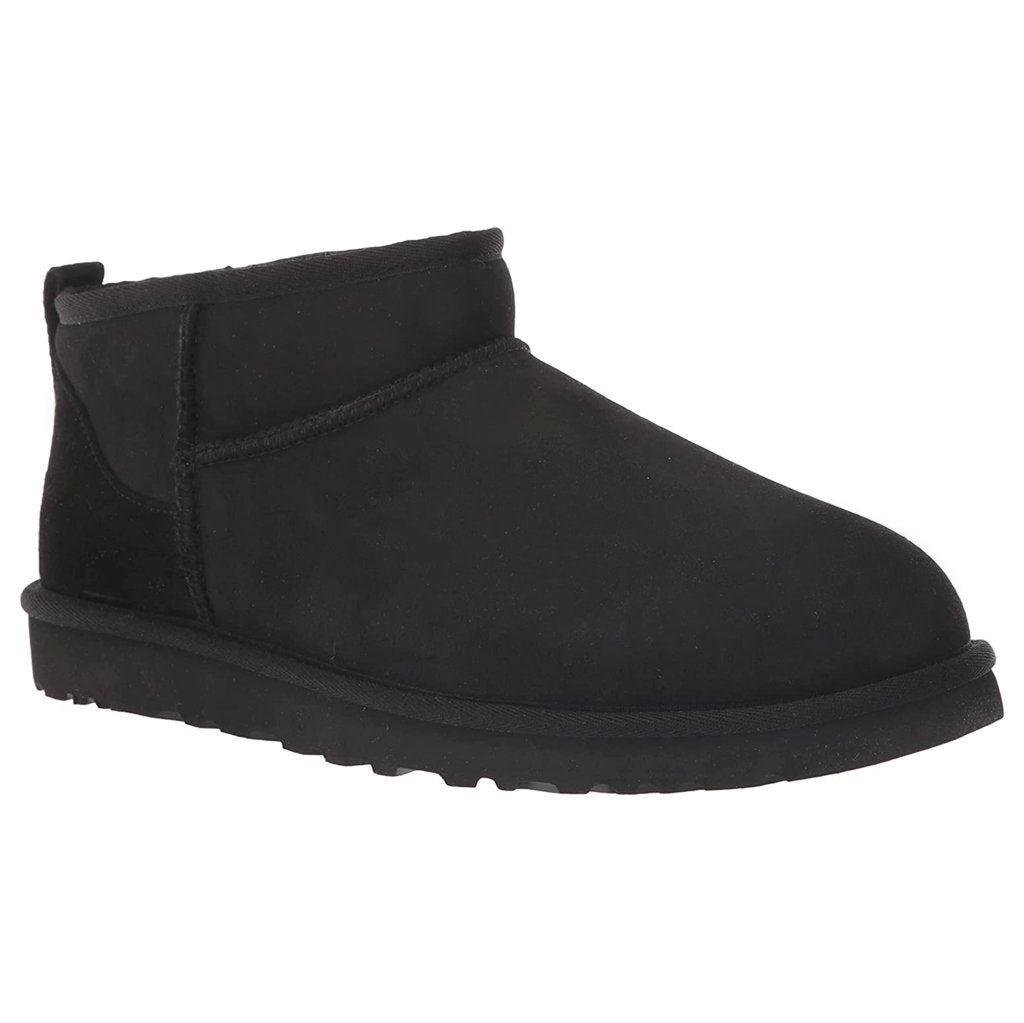 UGG Classic Ultra Mini Suede Men's Winter Boots#color_black