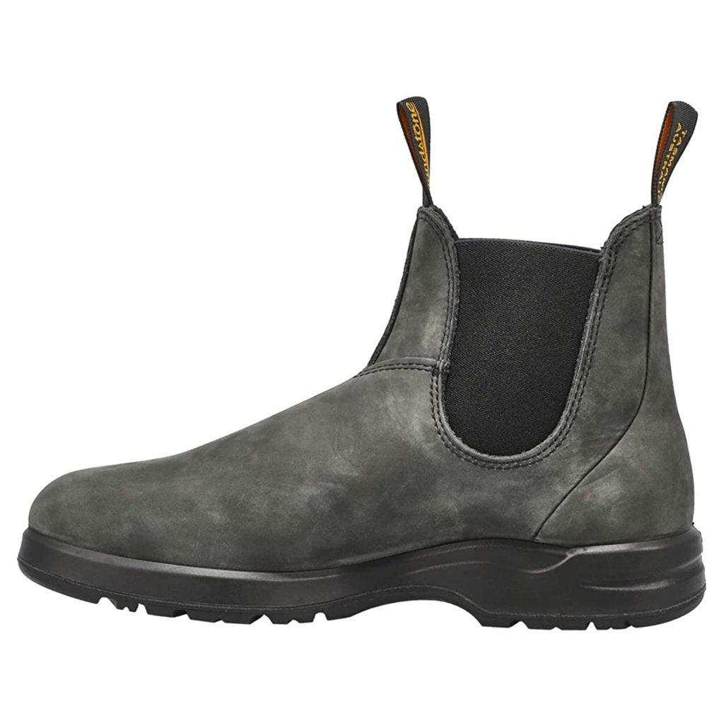 Blundstone 2055 Water-Resistant Leather Unisex Chelsea Boots#color_rustic black