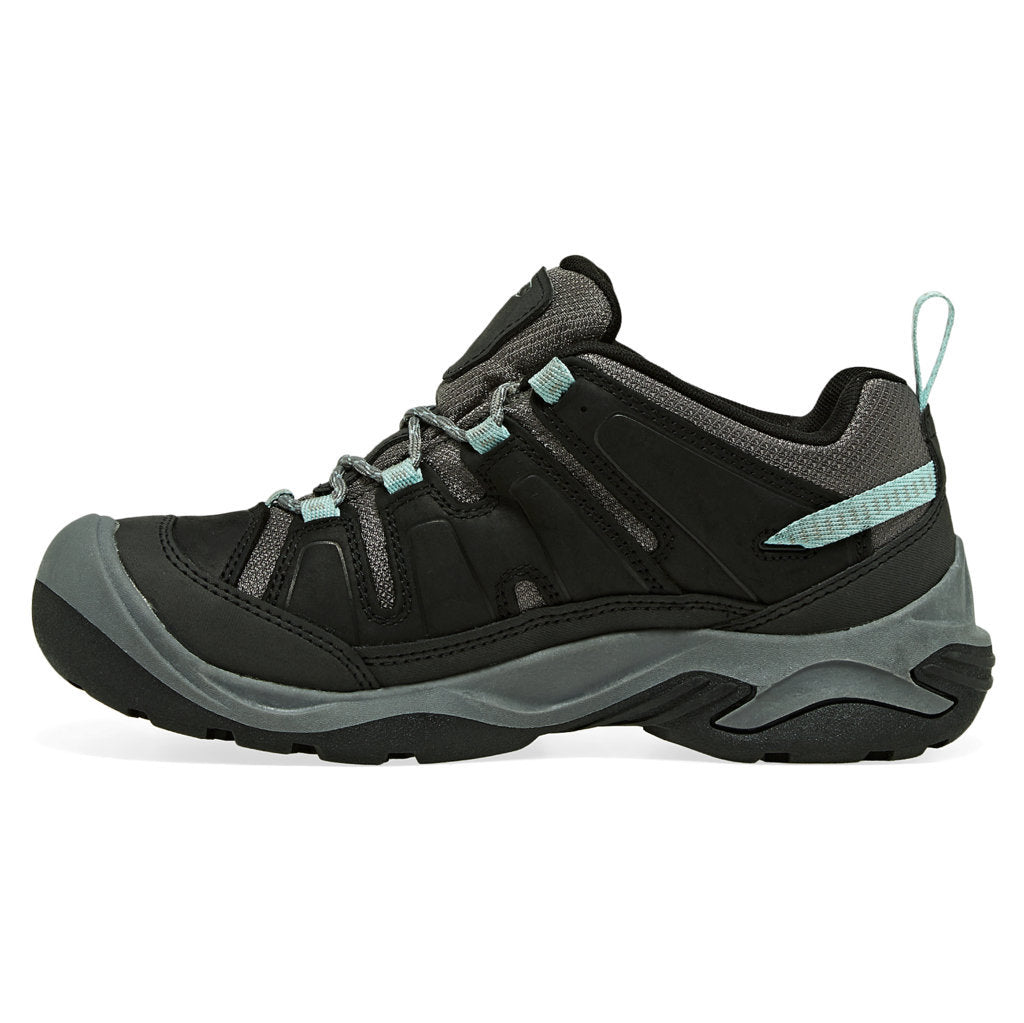 Keen Circadia Leather And Mesh Women's Waterproof Hiking Trainers#color_black cloud blue