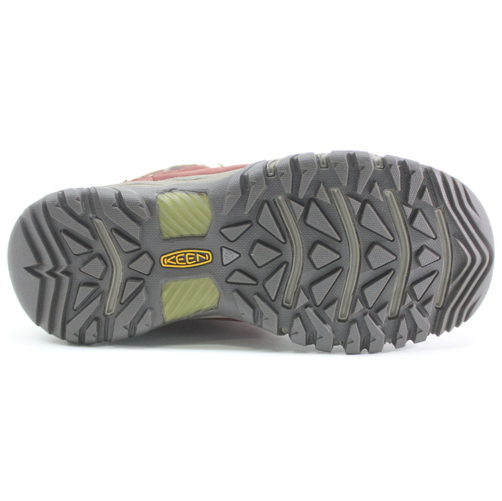 Keen Greta Leather Textile Insulated Women's Winter Hiking Boots#color_baked clay