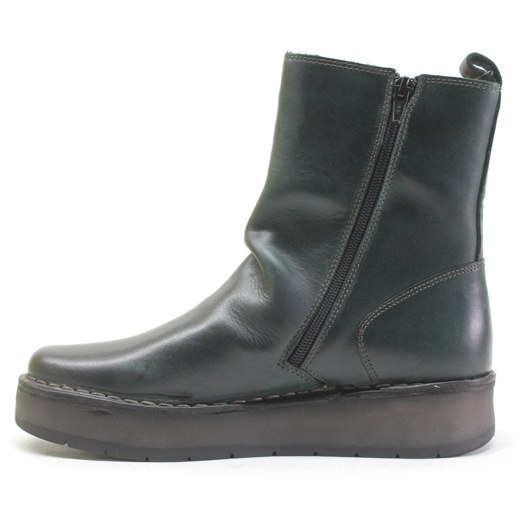 Fly London RENO053FLY Rug Leather Womens Boots#color_petrol