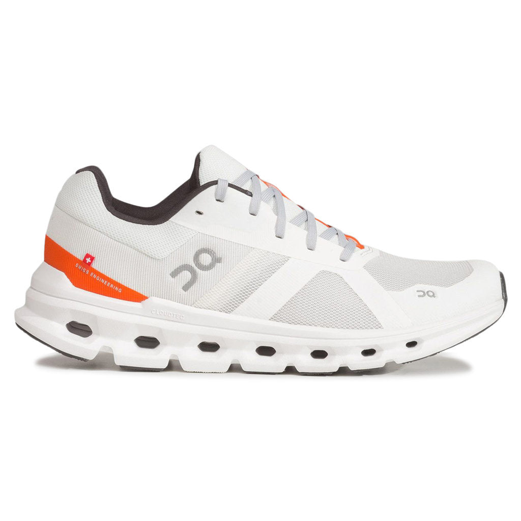 On Running Cloudrunner Textile Men's Low-Top Trainers#color_undyed white flame