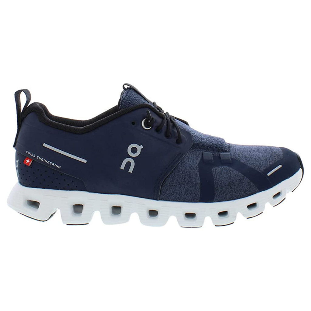 On Running Cloud 5 Terry Textile Women's Low-Top Trainers#color_ink navy