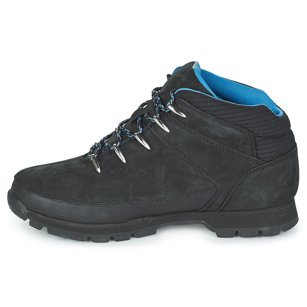 Timberland Euro Sprint Mid Hiker Nubuck Mens Boots#color_black blue