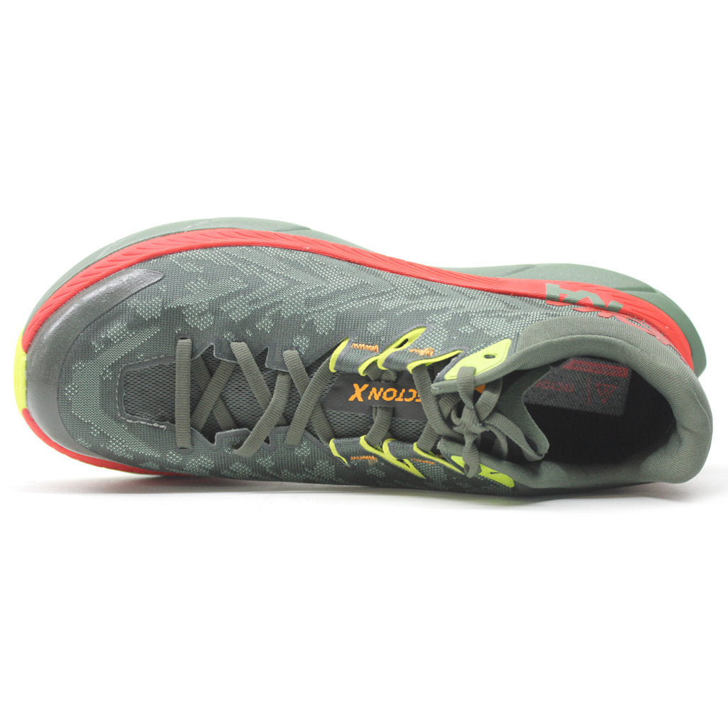 Hoka One One Tecton X Mesh Men's Low-Top Trail Trainers#color_thyme fiesta