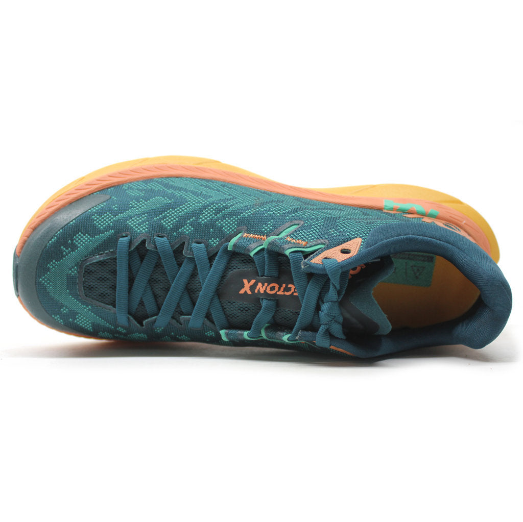 Hoka One One Tecton X Mesh Women's Low-Top Trail Trainers#color_deep teal water garden