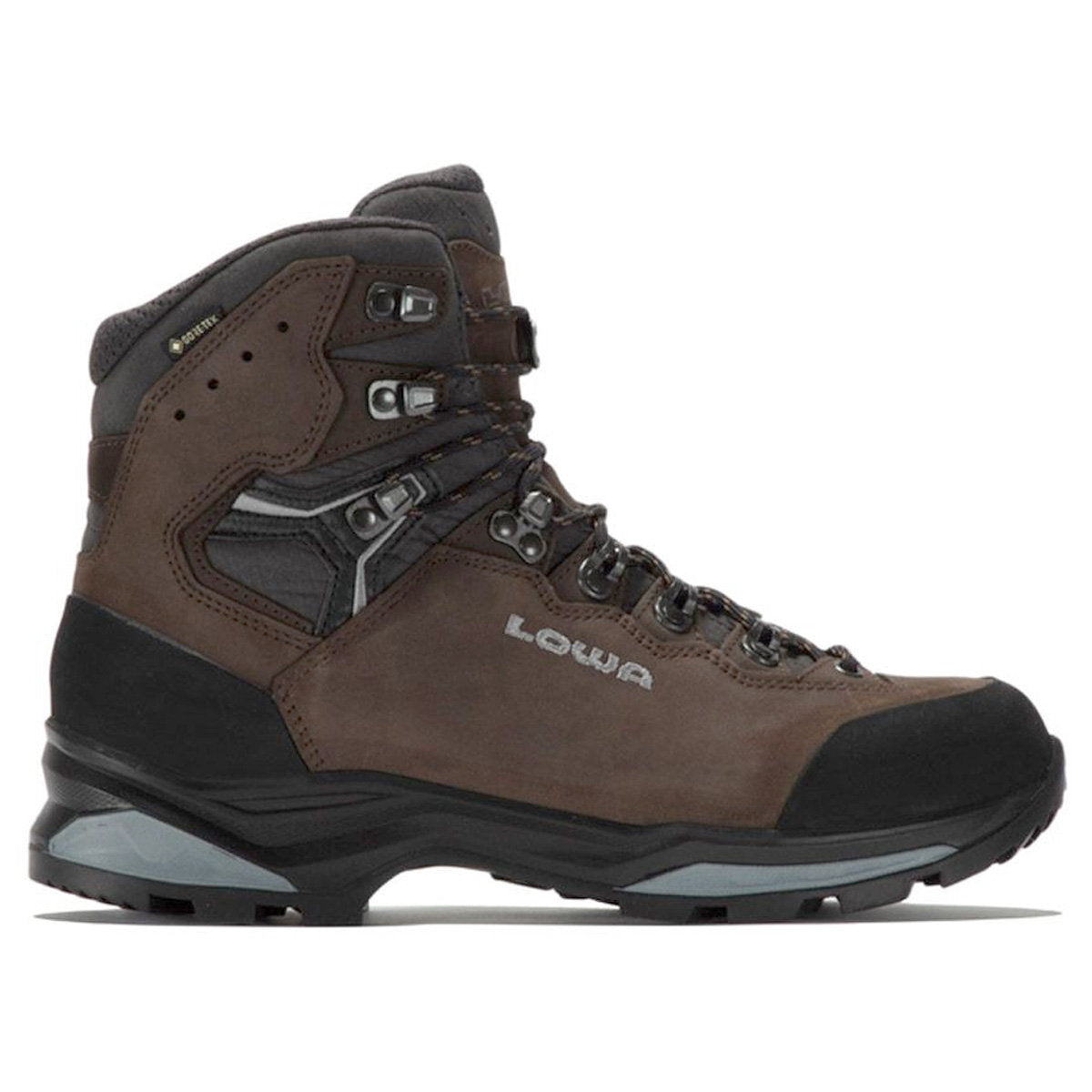 Lowa Camino Evo GTX Nubuck Leather Men's Hiking Boots#color_brown graphite