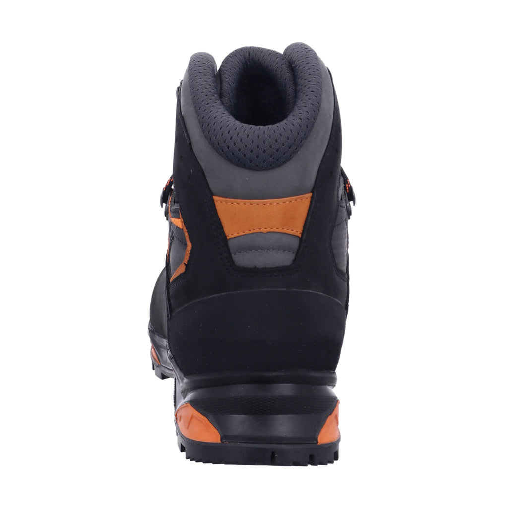 Lowa Camino Evo GTX Nubuck Leather Men's Hiking Boots#color_black orange