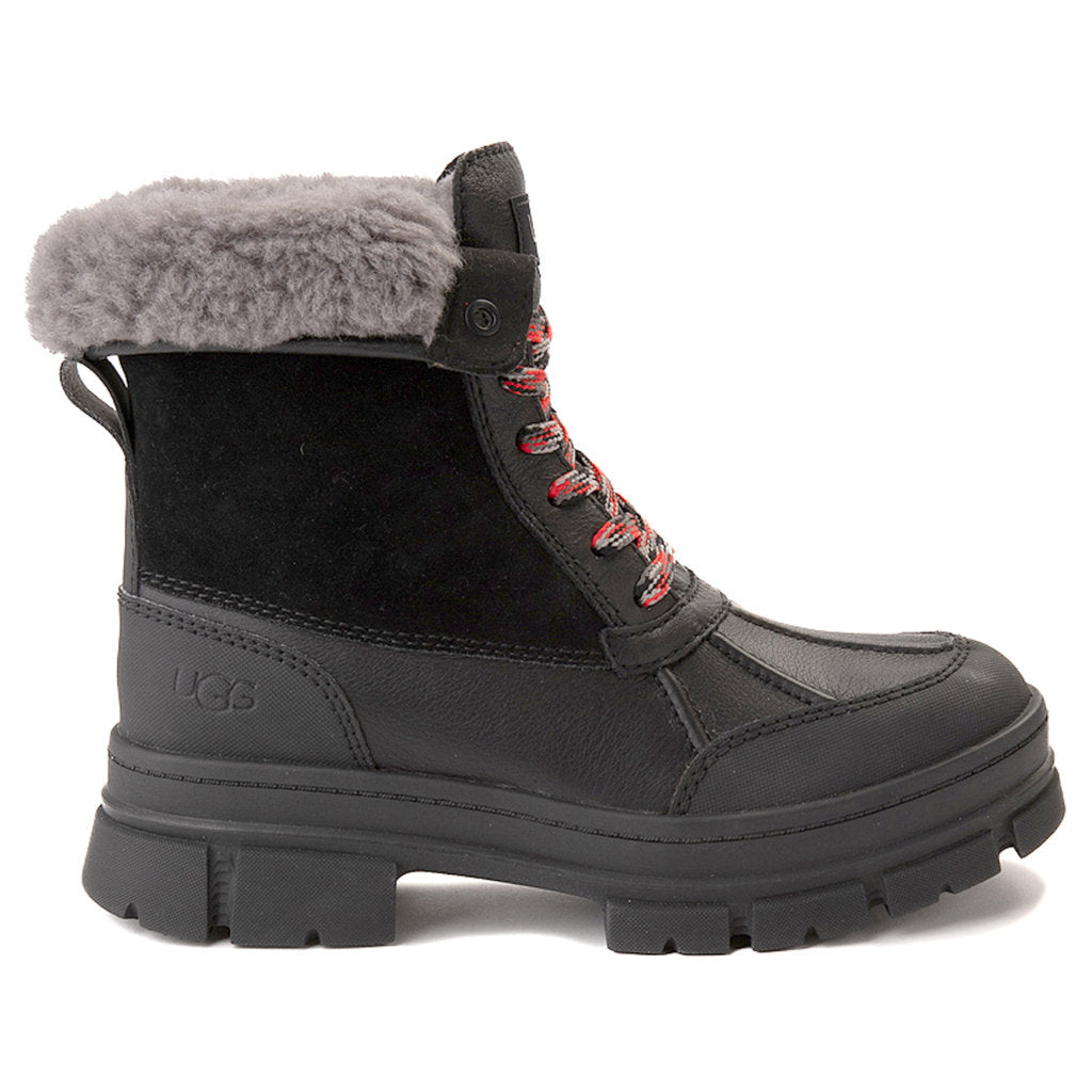 UGG Ashton Addie Waterproof Leather Women's Winter Boots#color_black