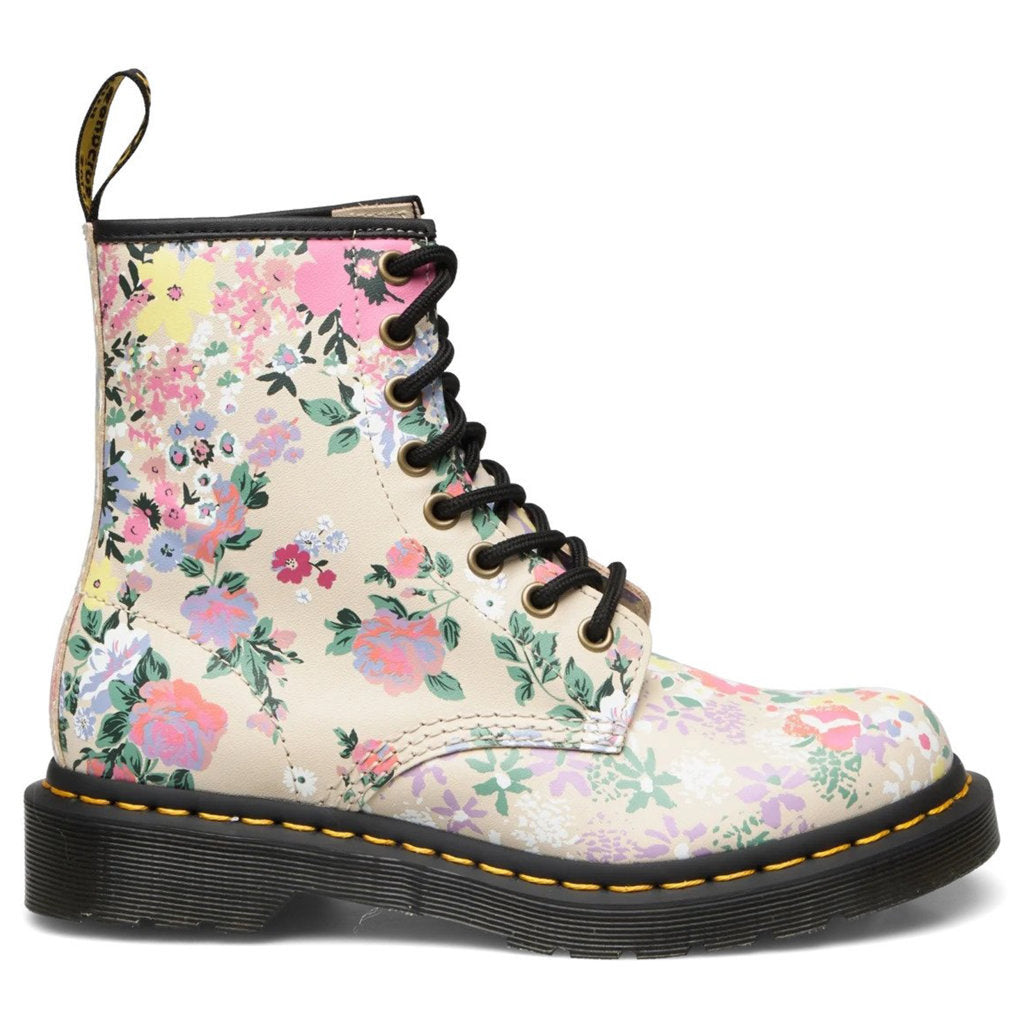 Dr. Martens 1460 Printed Leather Women's Ankle Boots#color_parchment beige