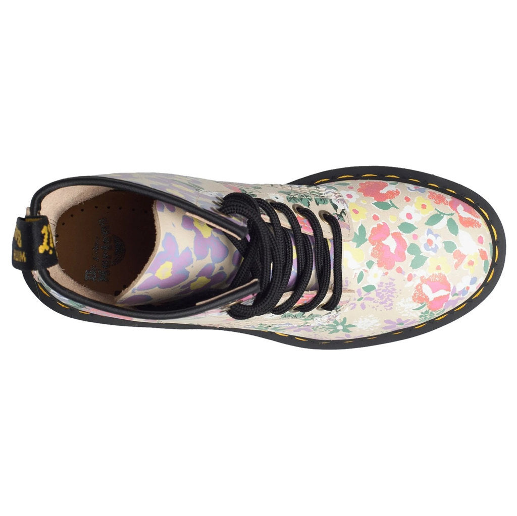 Dr. Martens 1460 Printed Leather Women's Ankle Boots#color_parchment beige