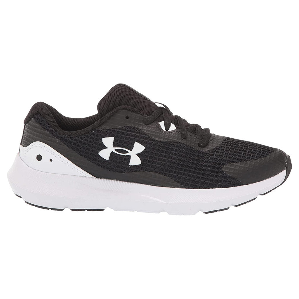 Under Armour Surge 3 Synthetic Textile Women's Low-Top Trainers#color_black white