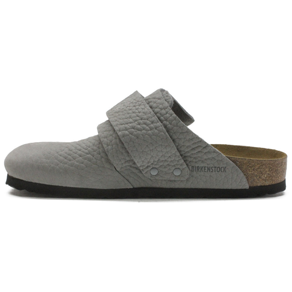 Birkenstock Nagoya Nubuck Leather Unisex Sandals#color_desert buck whale gray