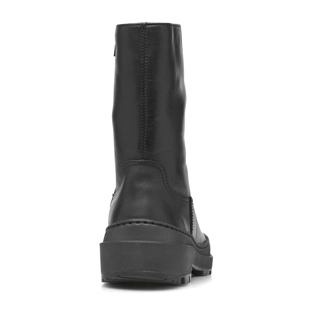 Camper Brutus Trek Polished Leather Women's Mid Calf Boots#color_black