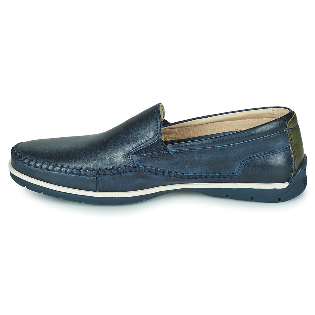 Pikolinos Marbella M9A Leather Mens Shoes#color_blue