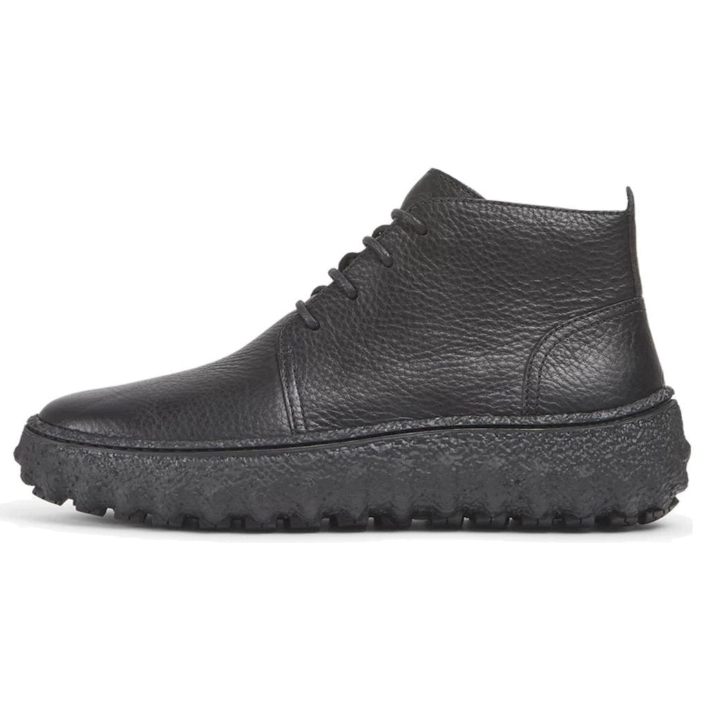 Camper Ground Calfskin Leather Men's Ankle Boots#color_black