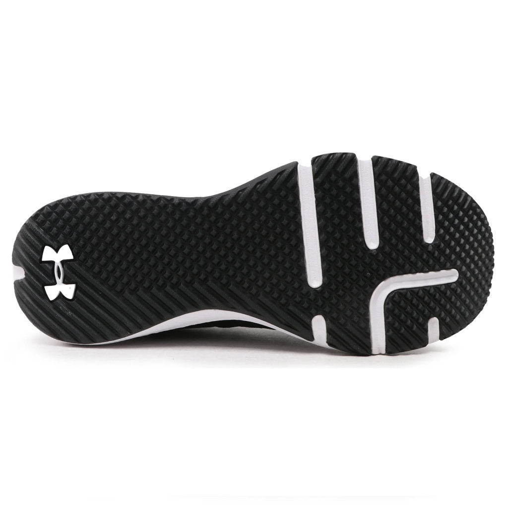 Under Armour Charged Engage 2 Synthetic Textile Men's Low-Top Trainers#color_black white