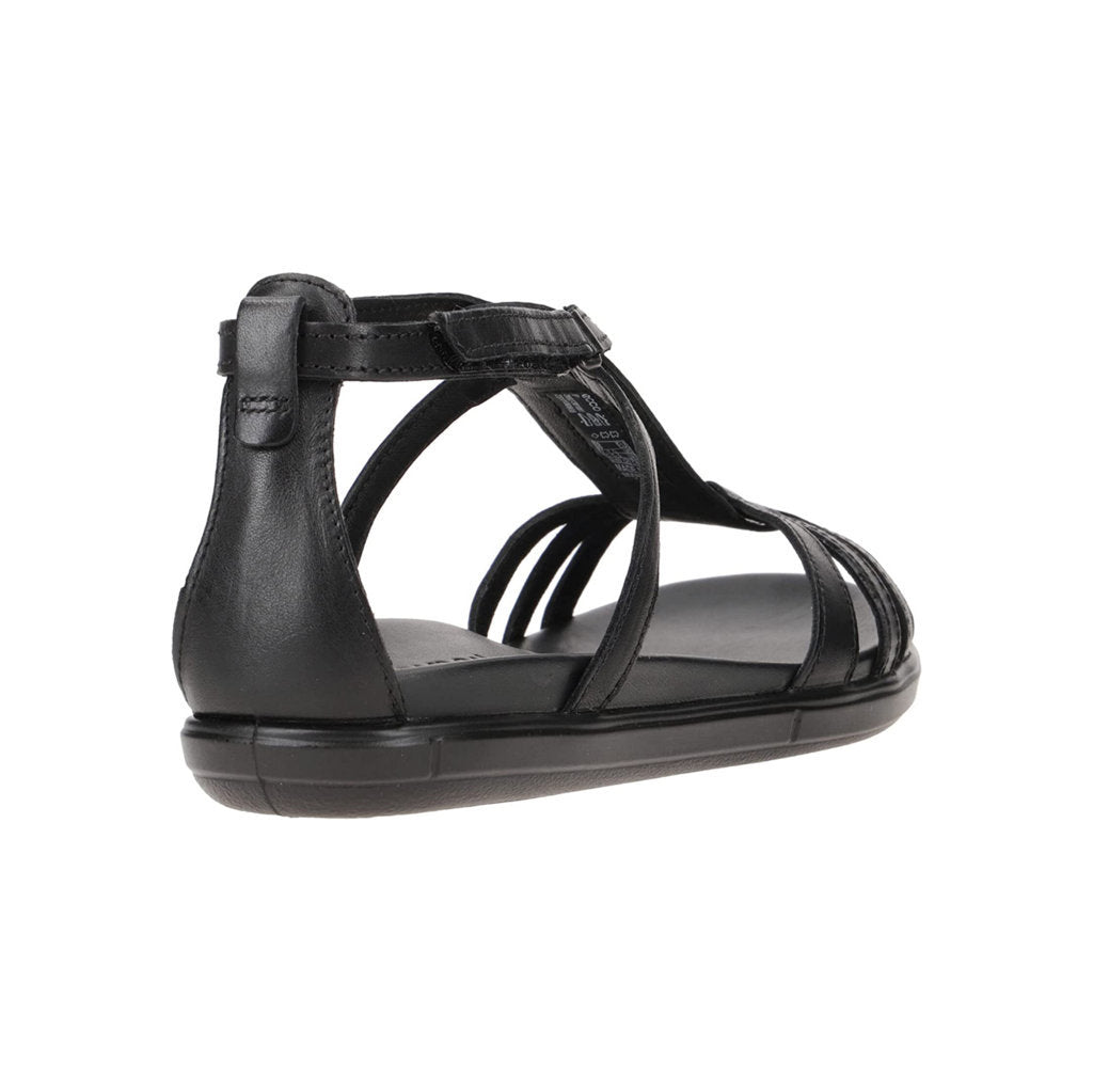 Ecco Simpil 209273 Leather Womens Sandals#color_black