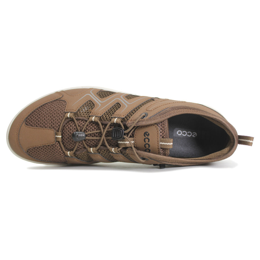 Ecco Terracruise LT 825774 Textile Synthetic Mens Trainers#color_cocoa brown