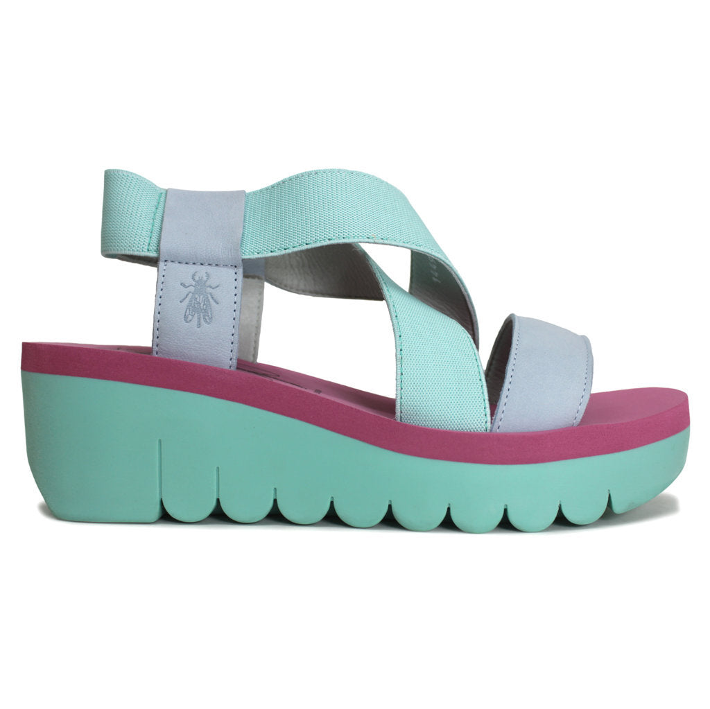 Fly London YABI922FLY Leather Womens Sandals#color_sky blue spearmint lilac