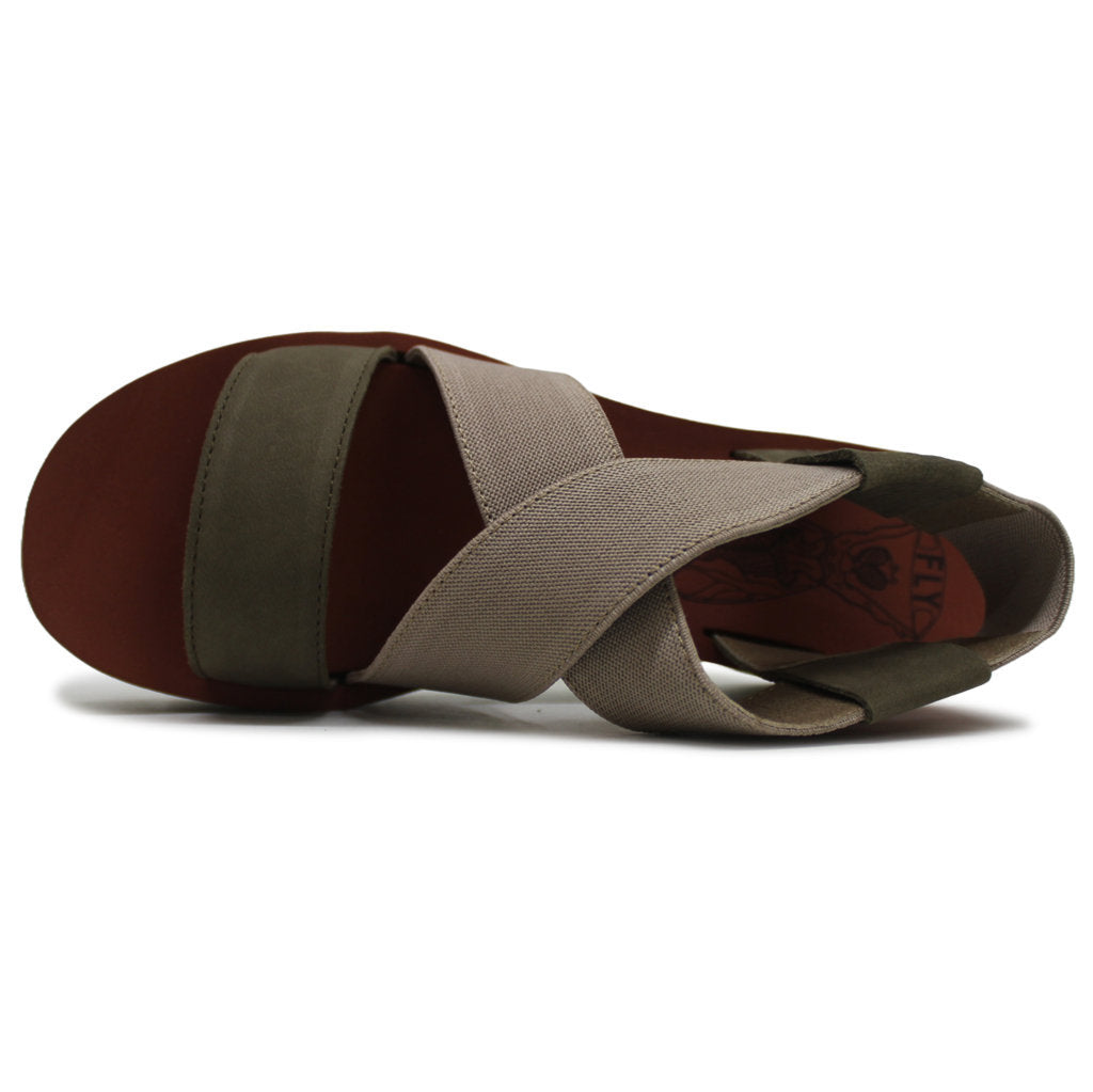 Fly London YABI922FLY Leather Womens Sandals#color_military beige brick