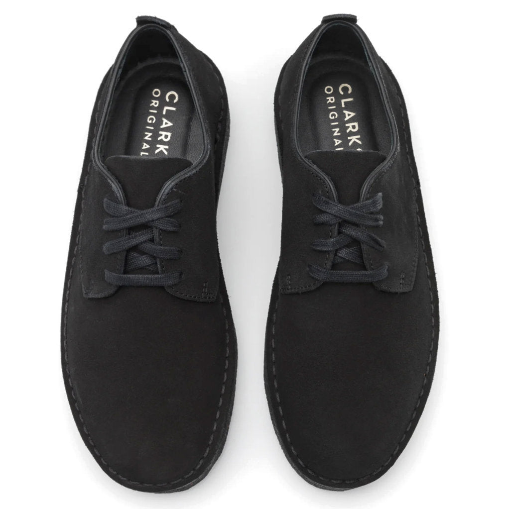 Clarks Originals Coal London Suede Mens Shoes#color_black