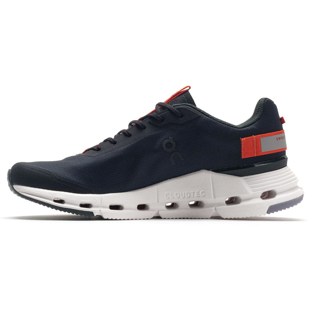 On Running Cloudnova Form Textile Men's Low-Top Trainers#color_black flame