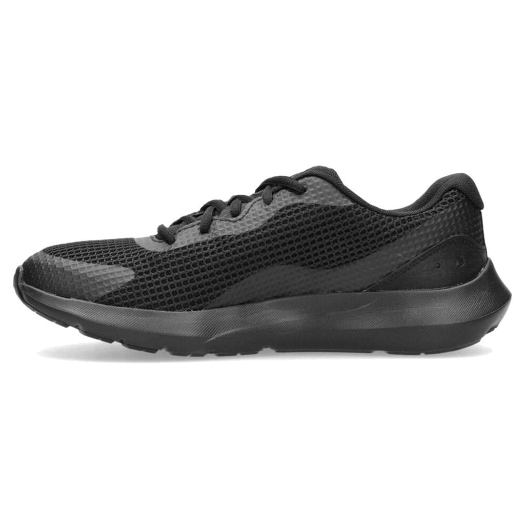 Under Armour Surge 3 Synthetic Textile Men's Low-Top Trainers#color_Black Black