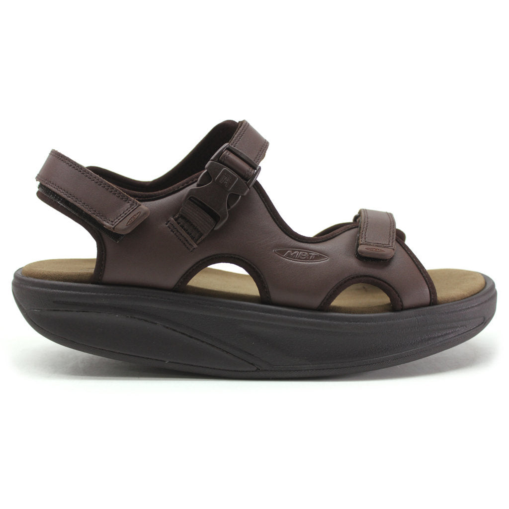 MBT Kisumu 3S Full Grain Leather Men's Sandals#color_brown