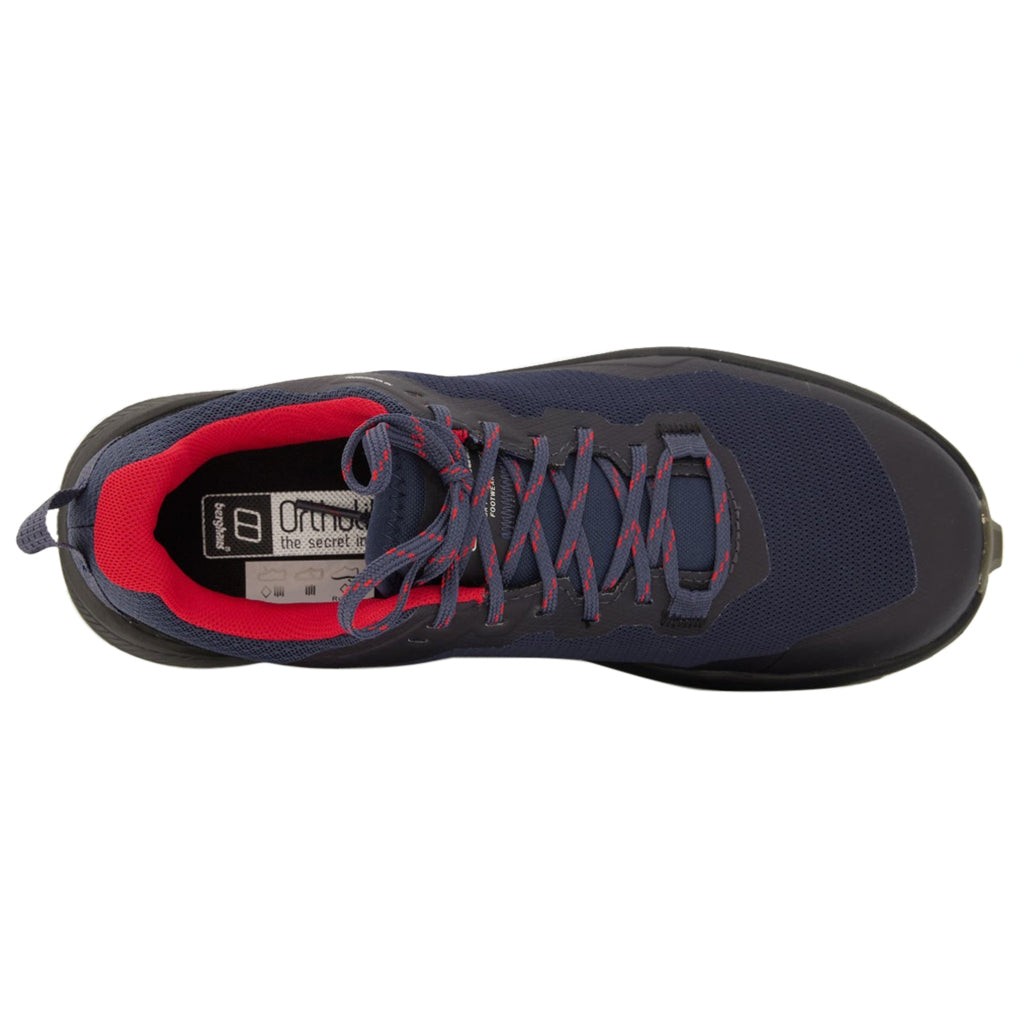 Berghaus Revolute Active Shoe Synthetic Textile Men's Trail Running Shoes#color_dark blue black