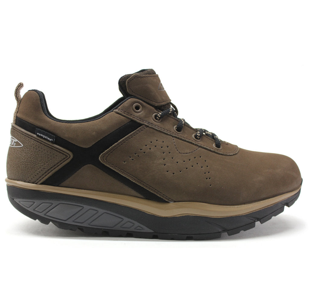 MBT Kibo SYM Nubuck Leather Men's Low-Top Trainers#color_brown