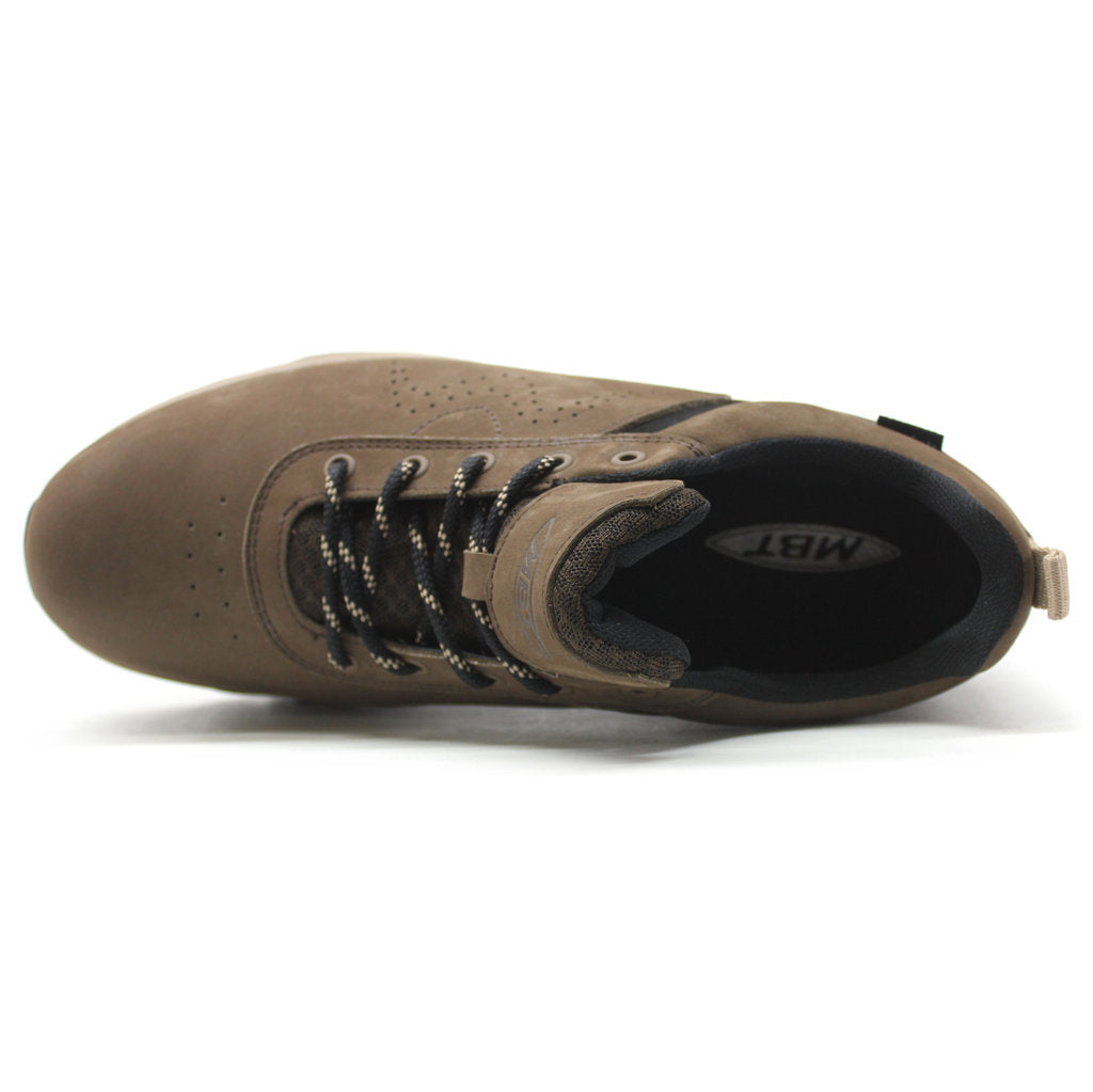 MBT Kibo SYM Nubuck Leather Men's Low-Top Trainers#color_brown