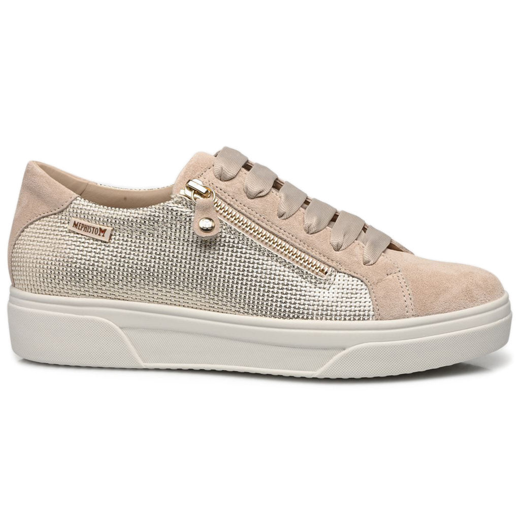 Mephisto Floriana Leather Women's Trainers#color_light sand