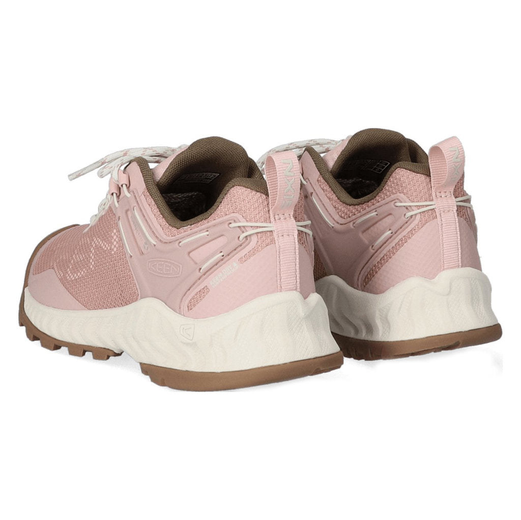 Keen NXIS EVO Mesh Women's Lightweight Waterproof Hiking Trainers#color_fawn peach whip