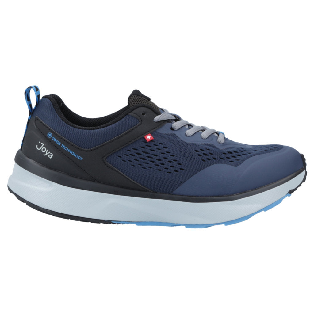 Joya Veloce PU Leather & Textile Men's Trainers#color_blue