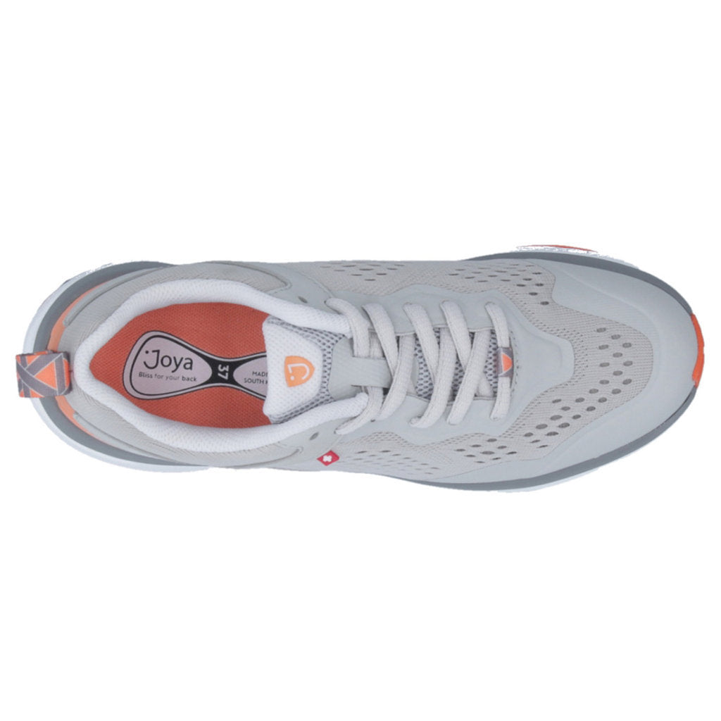 Joya Veloce PU Leather & Textile Women's Trainers#color_light grey