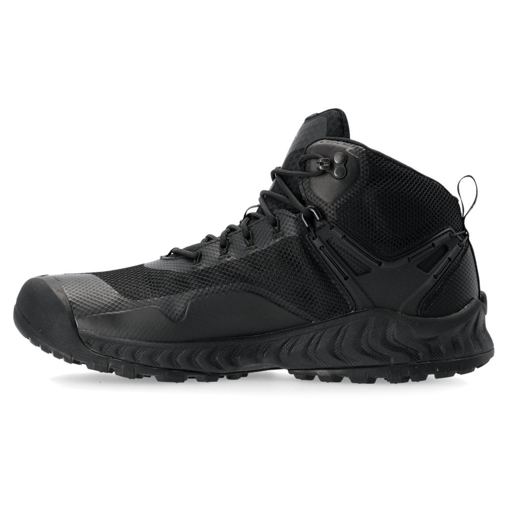 Keen NXIS EVO Mid Mesh Men's Lightweight Waterproof Hiking Trainers#color_triple black