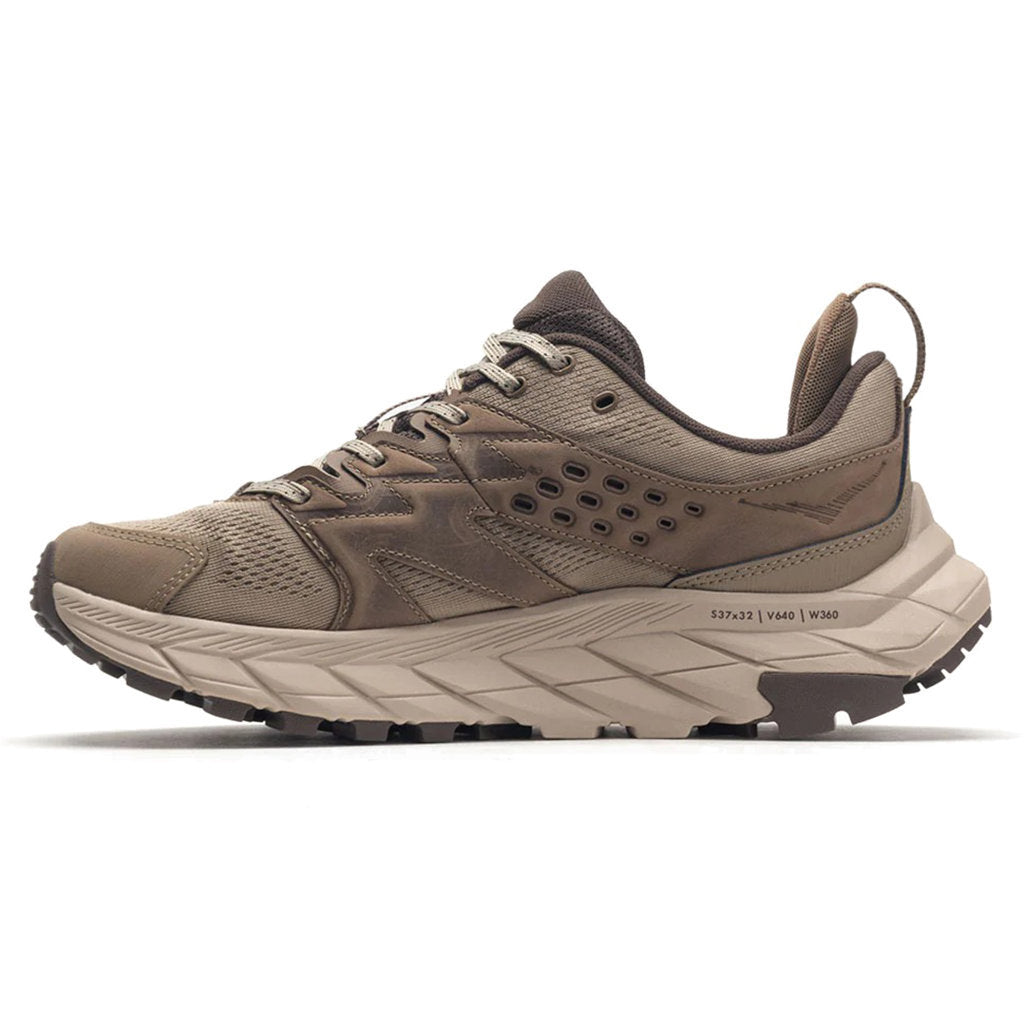 Hoka One One Anacapa Breeze Low Synthetic Textile Men's Low-Top Trainers#color_dune oxford tan