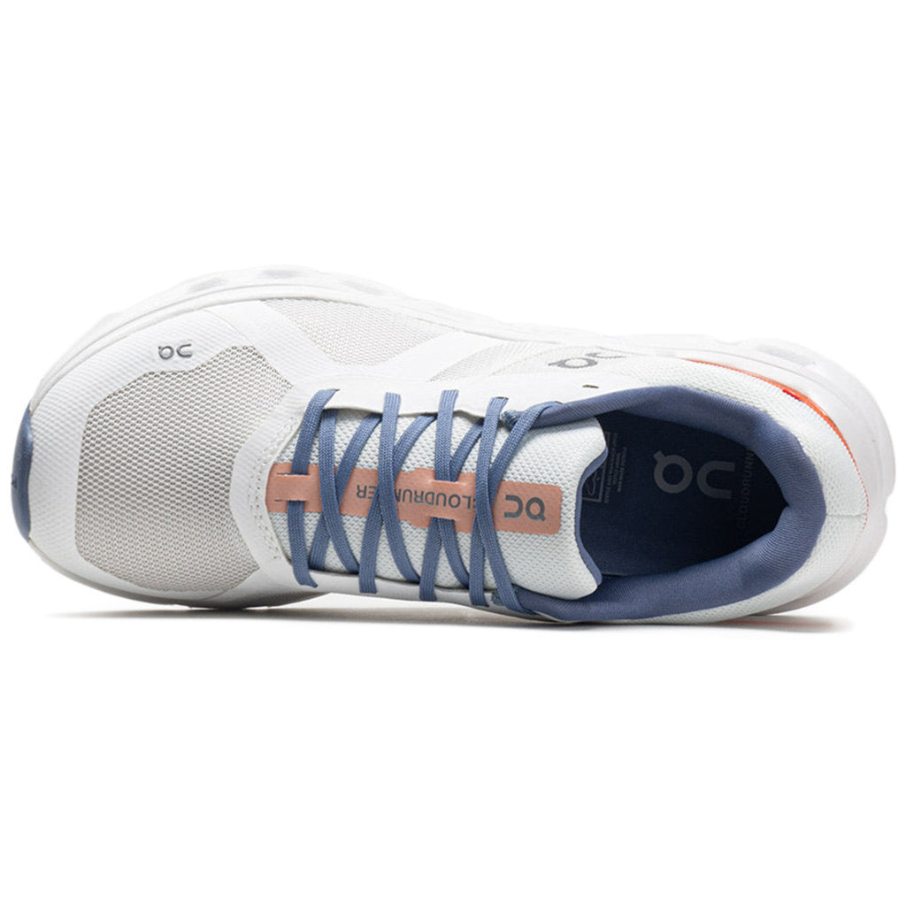 On Running Cloudrunner Textile Women's Low-Top Trainers#color_undyed white flame